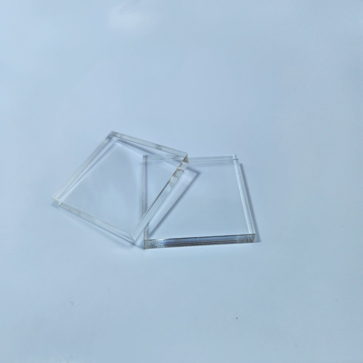 Bevelled Square Acrylic Stands 1.4" 1/4" thick