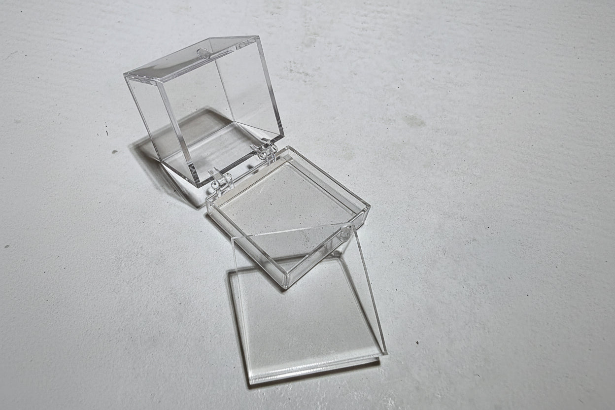 Square Acrylic Stands 1.2" 1/4" thick (Perky Box Size)